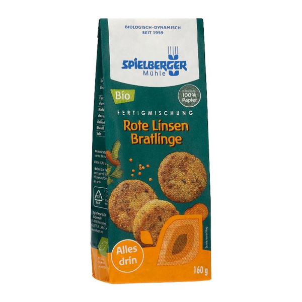 Produktfoto zu Rote Linsen Bratlinge 160g