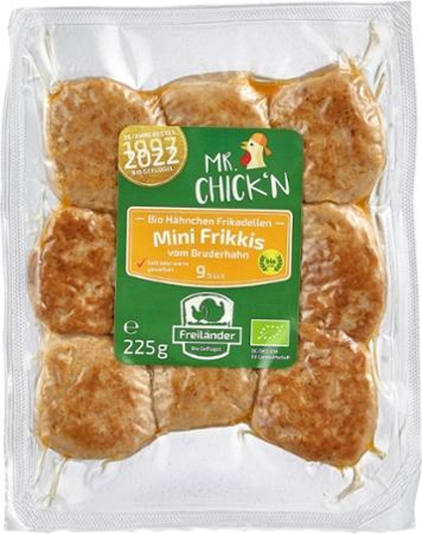 Produktfoto zu Bruderhahnfrikadellen 9 Stück, 220g