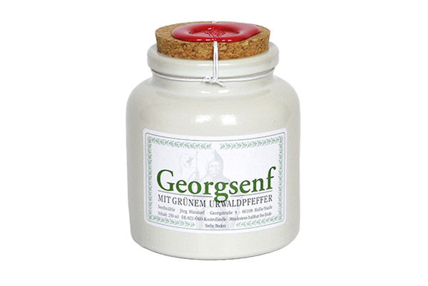Produktfoto zu Georgsenf mit grünem Urwaldpfeffer 250ml