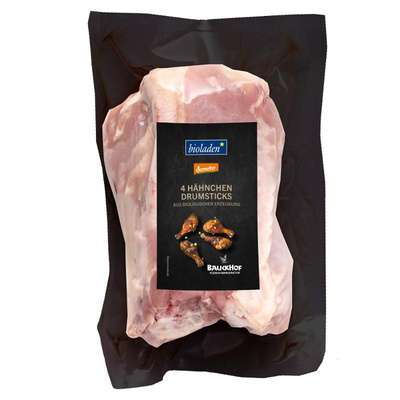 Produktfoto zu Hähnchen-Drumsticks 4 Stück ca. 400g