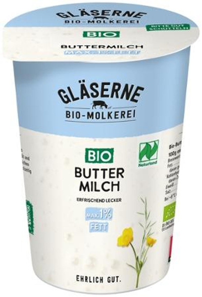 Produktfoto zu Buttermilch 1,0 % 500g
