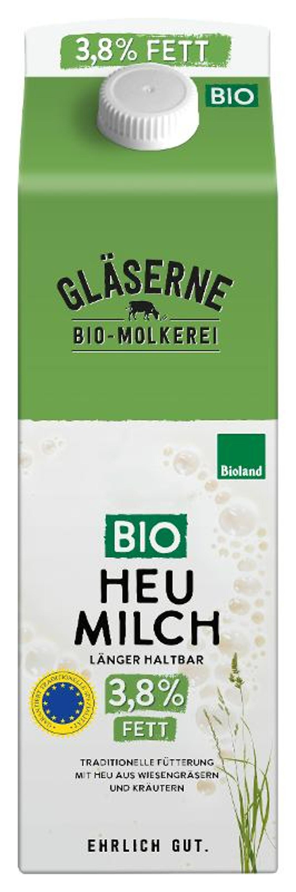 Produktfoto zu Heumilch ESL 3,8% 1l