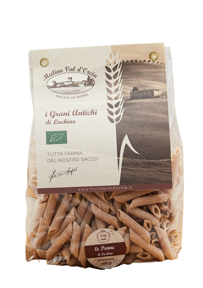 Produktfoto zu Penne semola aus Senatore Cappelli Ur-Hartweizen 400g