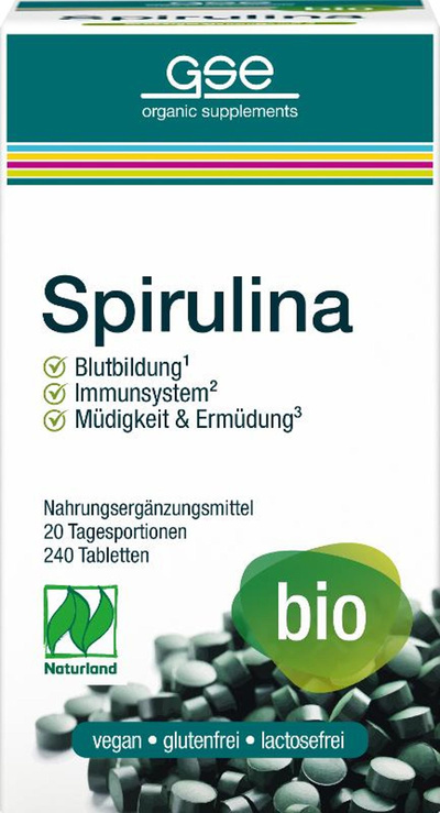 Produktfoto zu Spirulina 240 Tbl