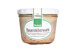 Produktfoto zu Bauernleberwurst im Glas 160g