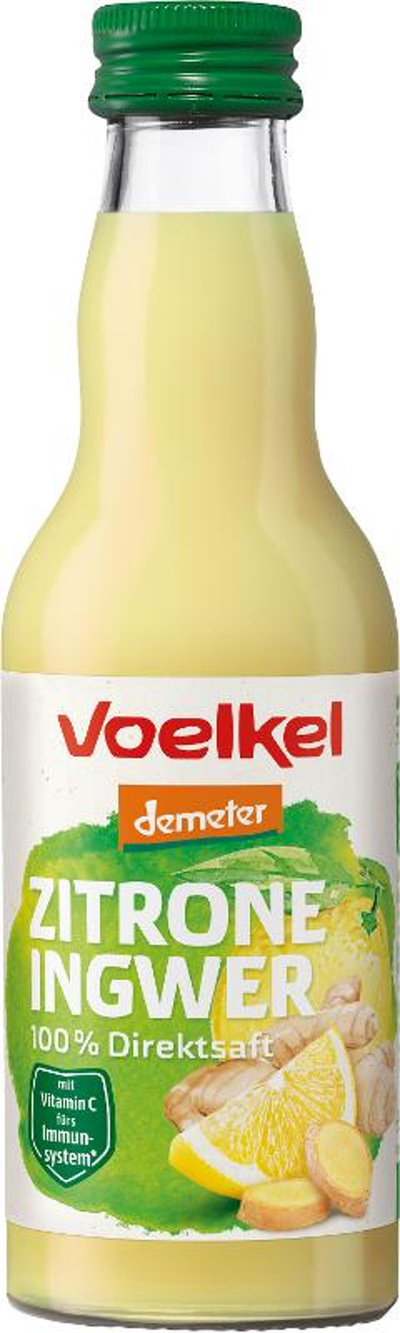 Produktfoto zu Zitrone Ingwer Saft 200ml