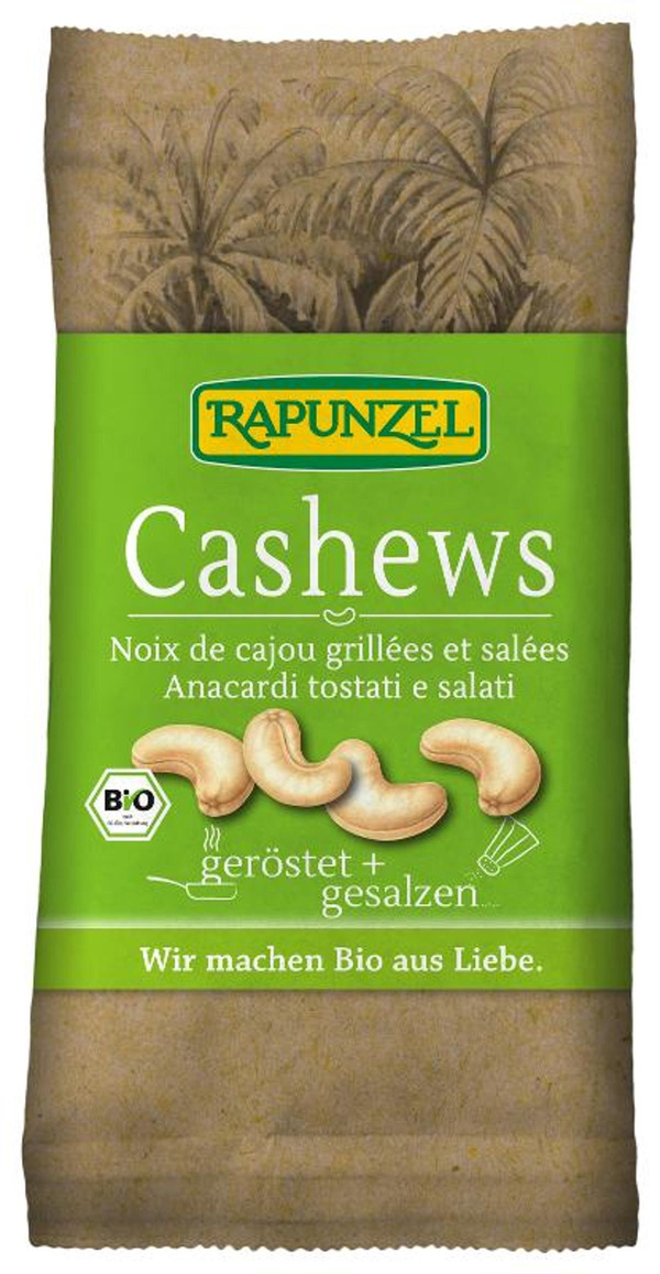 Produktfoto zu Cashewkerne geröstet & gesalzen 50g