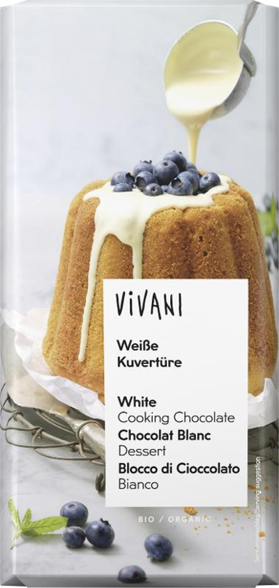 Produktfoto zu Weiße Kuvertüre 150g