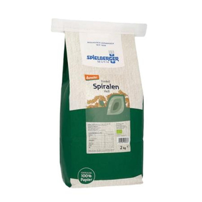 Produktfoto zu Dinkel Spiralen hell 2kg