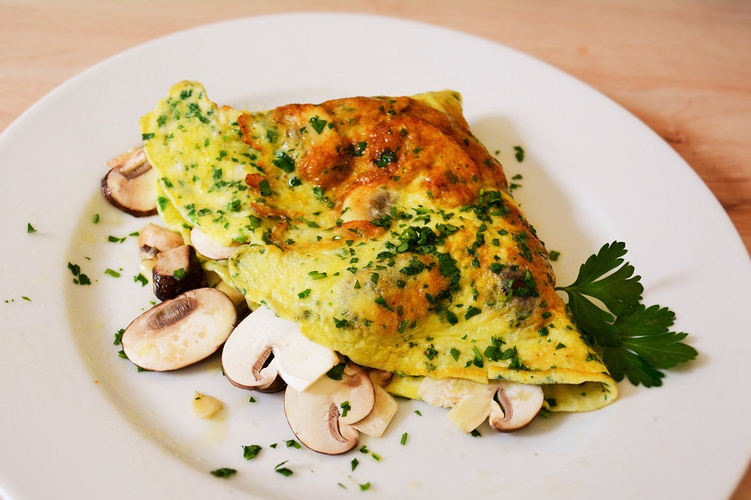 Rezeptbild für Frittata Marchigiana (Pilz-Omelett aus den Marken/Italien)