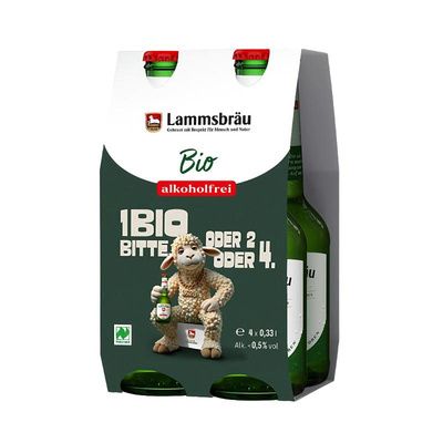 Produktfoto zu Lammsbräu Alkoholfrei 10 x 0,33l