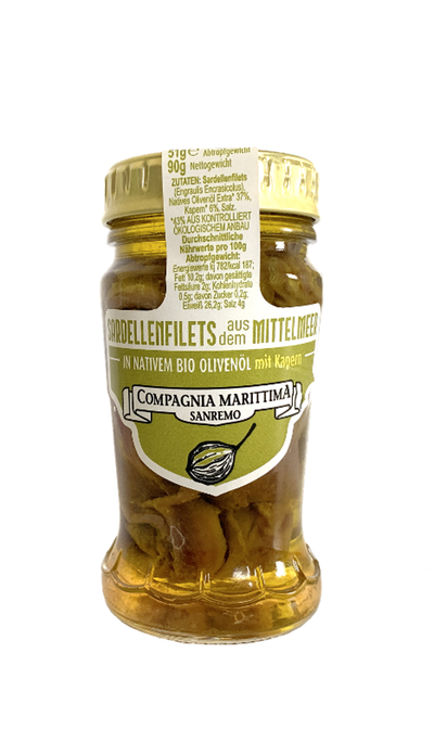 Produktfoto zu Sardellenfilets Kapern 90g
