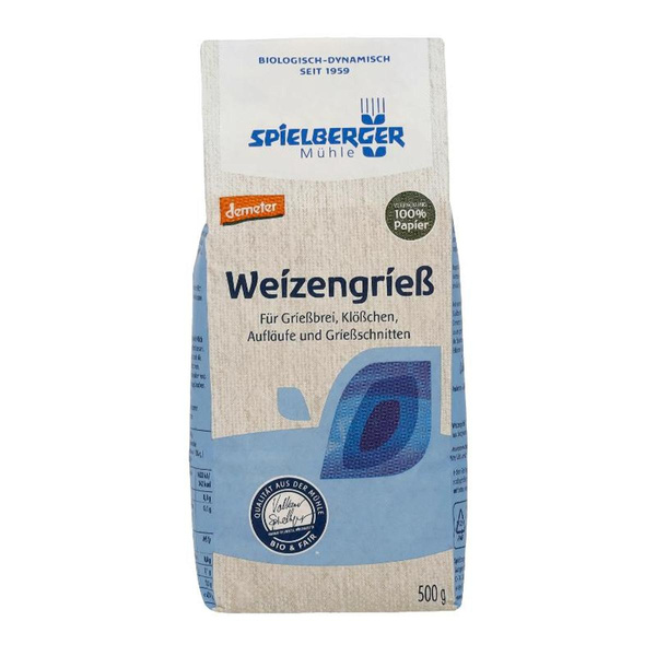 Produktfoto zu Weizengrieß 500g