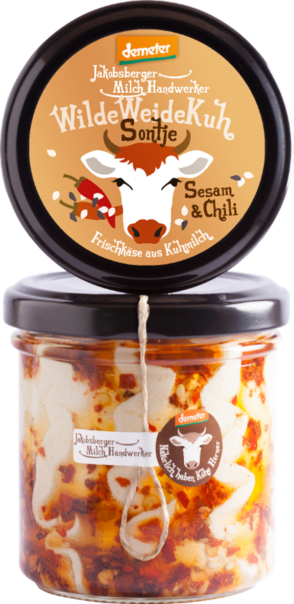 Produktfoto zu Sontje Frischkäse Sesam Chili 140g