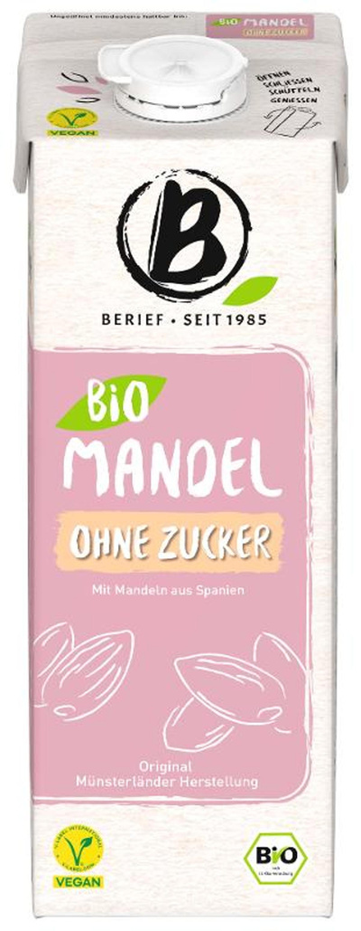 Produktfoto zu Mandeldrink ohne Zucker 1l