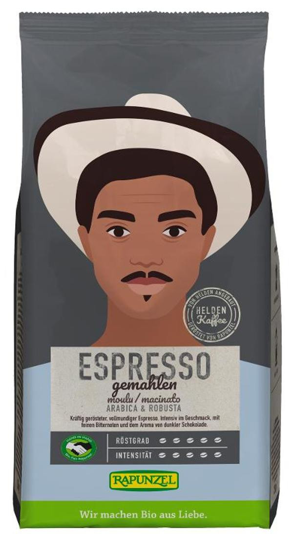 Produktfoto zu Heldenkaffee Espresso gemahlen 250g