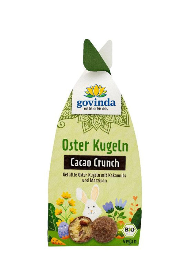 Produktfoto zu Osterkugeln Cacao Crunch 50g