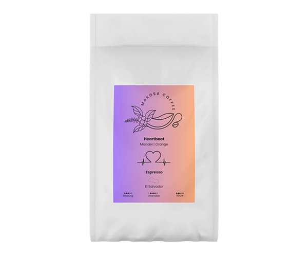Produktfoto zu Makosa Heartbeat Espresso 500g gemahlen