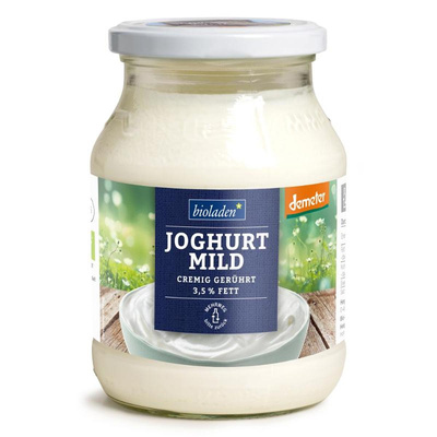 Produktfoto zu Demeter Joghurt mild 3,5% 500g