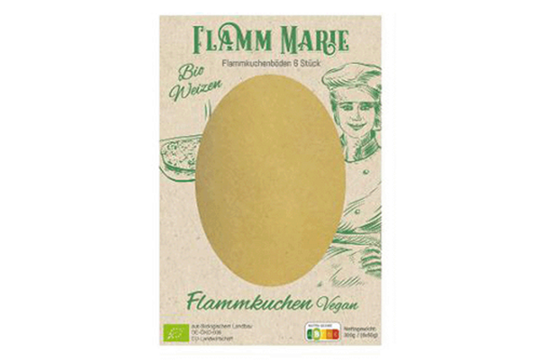 Produktfoto zu Flammmarie Weizen Flammkuchenböden 6 Stück, 300g