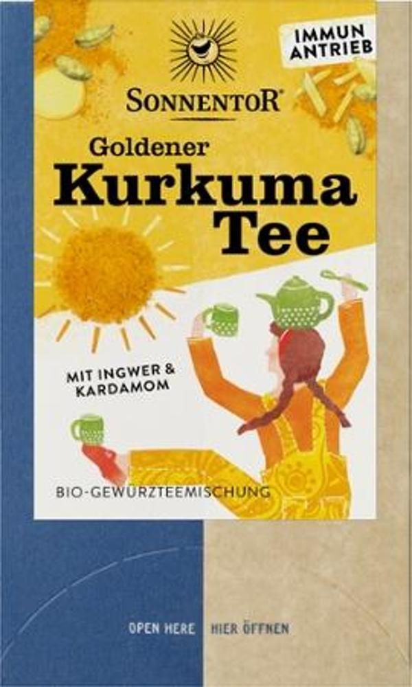 Produktfoto zu Goldener Kurkuma Tee 18 x 2g