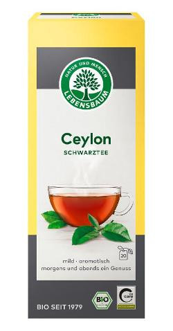 Produktfoto zu Ceylon Schwarztee Aufgussbeutel 20x2g