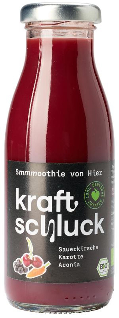 Produktfoto zu Sauerkirsch Karotte Smoothie 250ml
