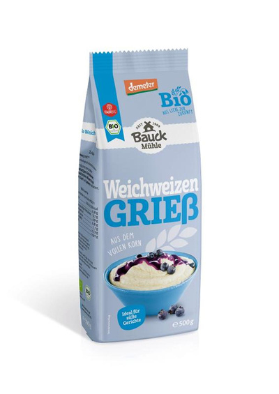 Produktfoto zu Weizengrieß Vollkorn 500g
