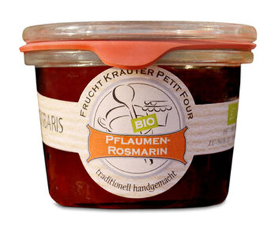 Produktfoto zu Petit Four Pflaume-Rosmarin 80g