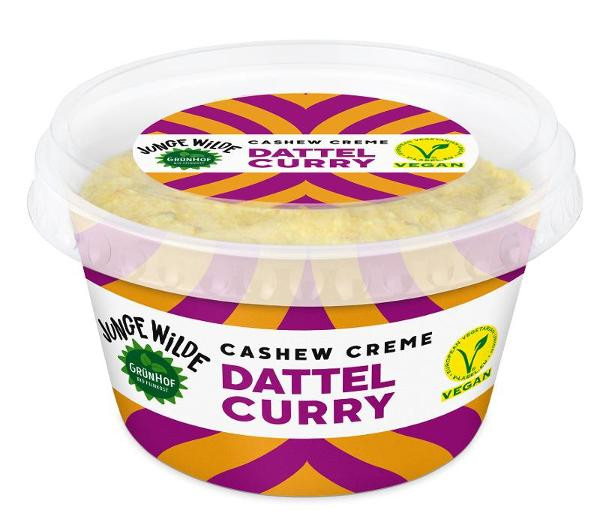 Produktfoto zu Dattel-Curry Creme, vegan auf Cashew-Basis 150g