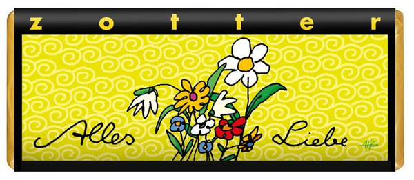 Produktfoto zu Alles Liebe Himbeer Kokosschokolade 70g