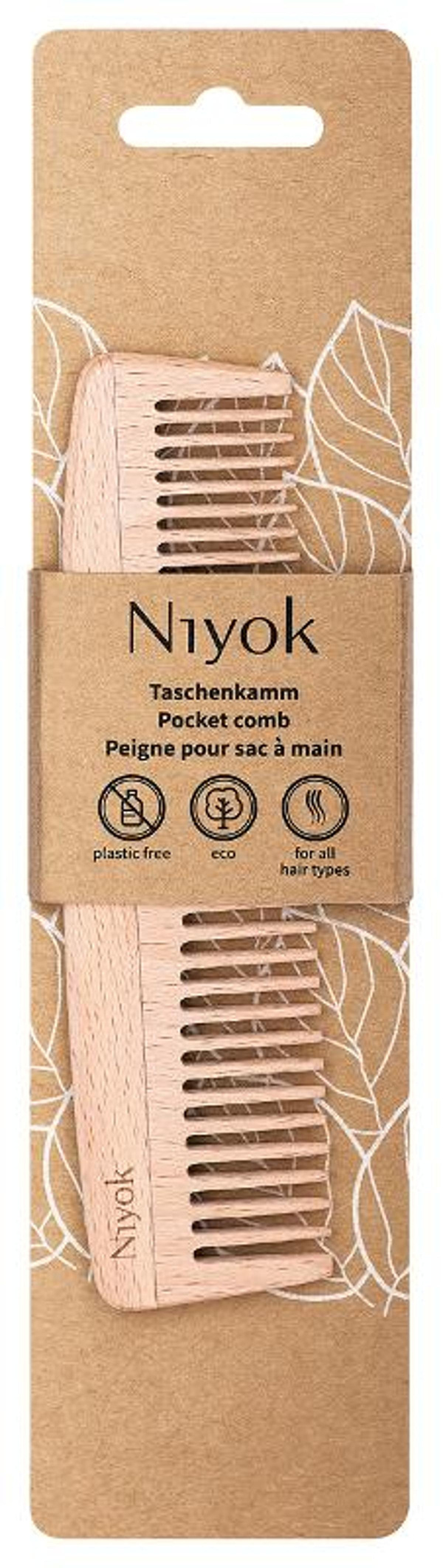 Produktfoto zu Taschenkamm Buchenholz