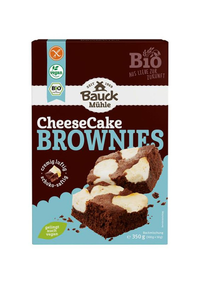 Produktfoto zu Cheesecake Brownies Backmischung 350g