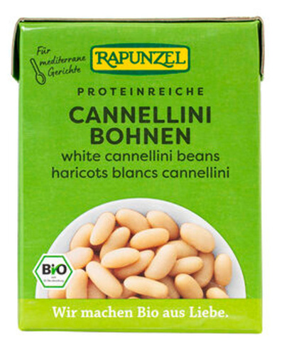 Produktfoto zu Cannellini Bohnen Tetra Pak 380g