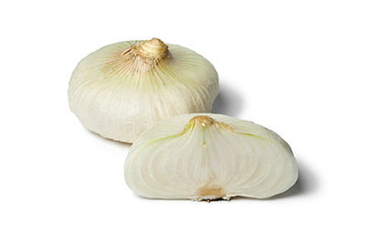 Produktfoto zu Zwiebeln weiss flach "Neue Ernte"
