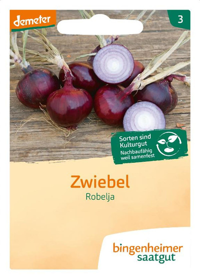 Produktfoto zu Saatgut Zwiebel rot Robelja