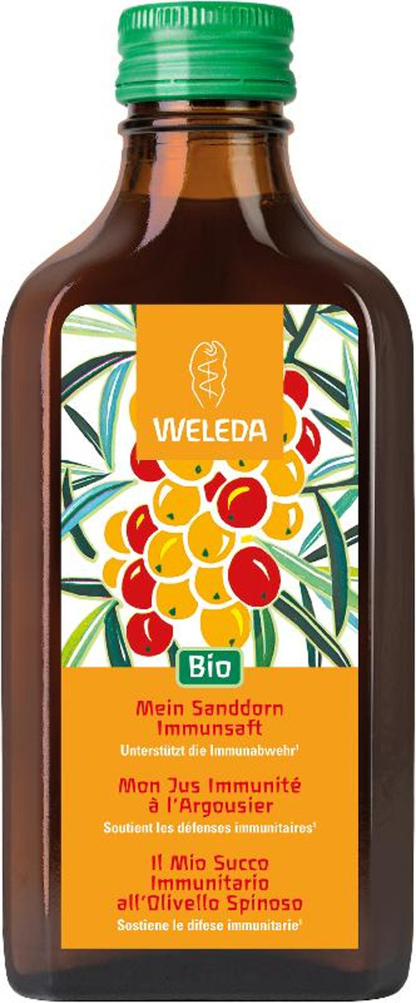 Produktfoto zu Mein Sanddorn Immunsaft 200ml