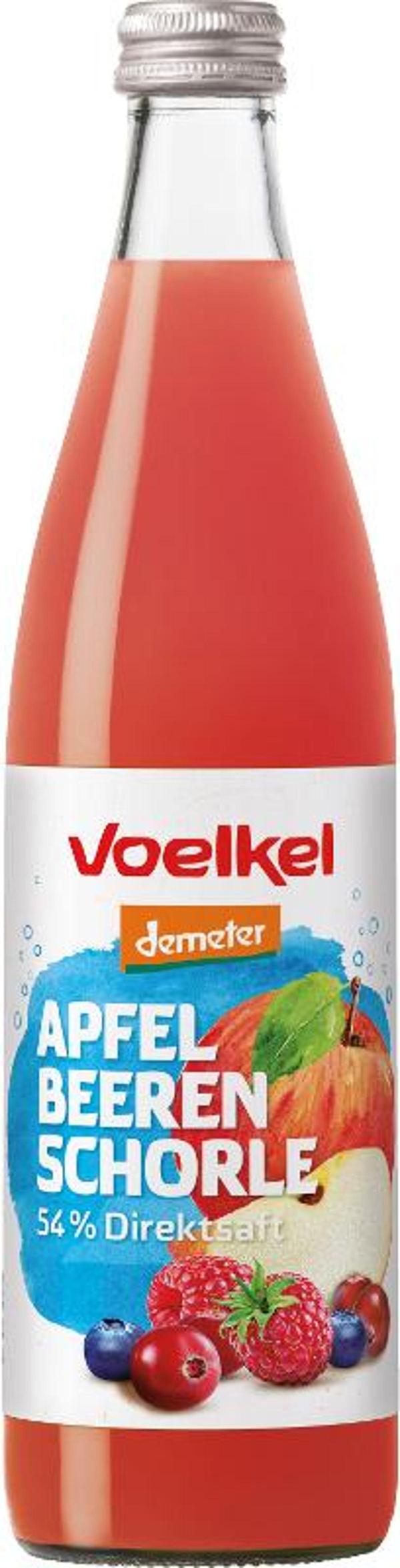 Produktfoto zu Apfel Waldbeer Schorle 10 x 0,5l