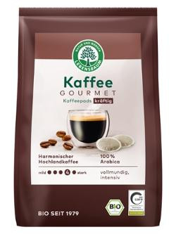 Produktfoto zu Gourmet Kaffeepads kräftig 18x7g