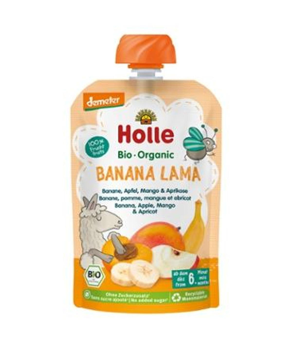 Produktfoto zu Pouchy Banana Lama - Quetschi 100g