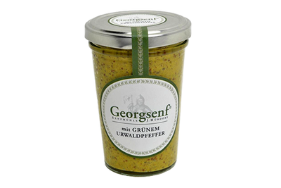 Produktfoto zu Georgsenf mit grünem Urwaldpfeffer 160ml