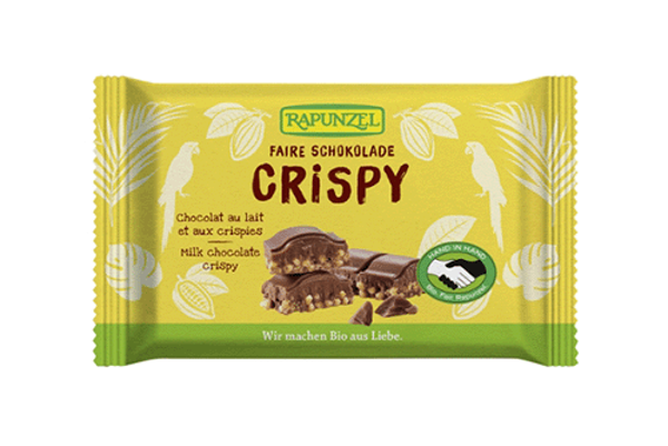 Produktfoto zu Vollmilch Schokolade Crispy 100g