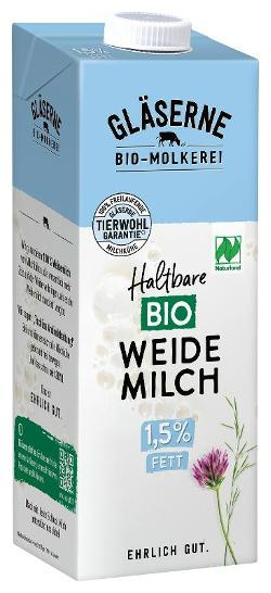 Produktfoto zu H-Weidemilch 1,5% 1l