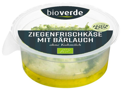 Produktfoto zu Ziegen Frischkäse Bärlauch 100g