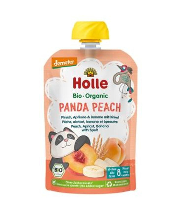 Produktfoto zu Pouchy Panda Peach - Quetschi 100g
