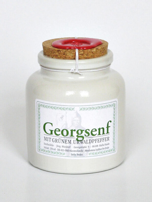 Produktfoto zu Georgsenf mit grünem Urwaldpfeffer 250ml