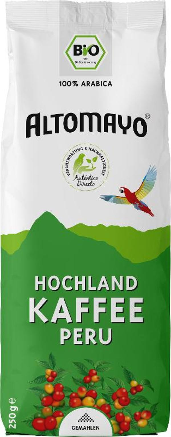 Produktfoto zu Hochland Kaffee Peru gemahlen 250g