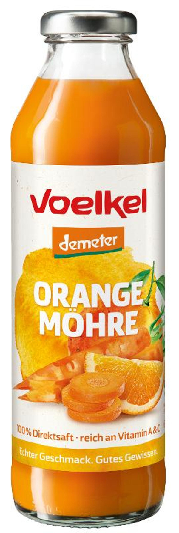 Produktfoto zu Orange Möhre Saft 8 x 0,5l