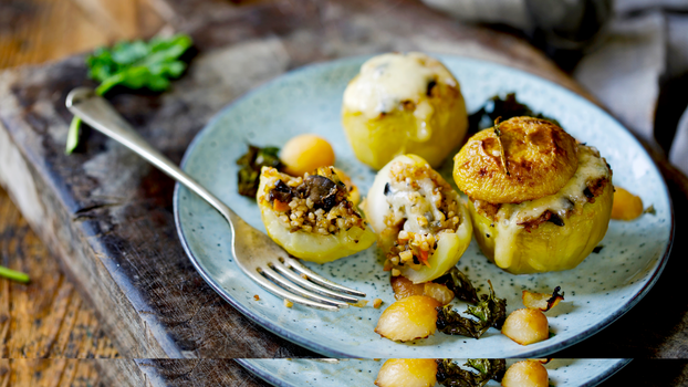 Rezeptbild für Gefüllter Kohlrabi aus dem Ofen