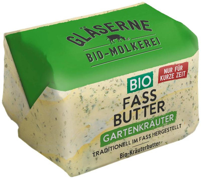 Produktfoto zu Fassbutter Gartenkräuter 250g